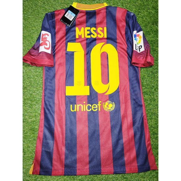 Nike Other - Messi Barcelona 2013 2014 PLAYER ISSUE CHINESE NEW YEAR Soccer Jersey BNWT M